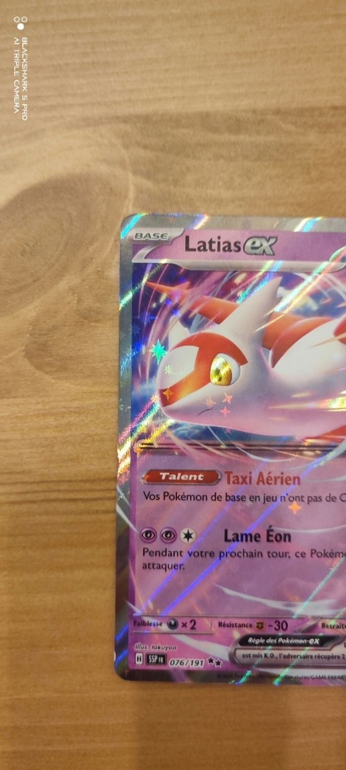 Latias ex 076/191 Étincelles déferlantes (SSPFR) - photo numéro 5