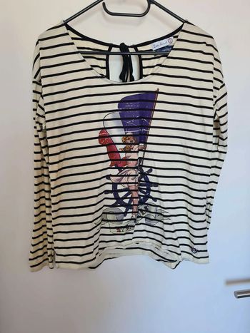Tshirt mariniere pin up little marcel taille 40