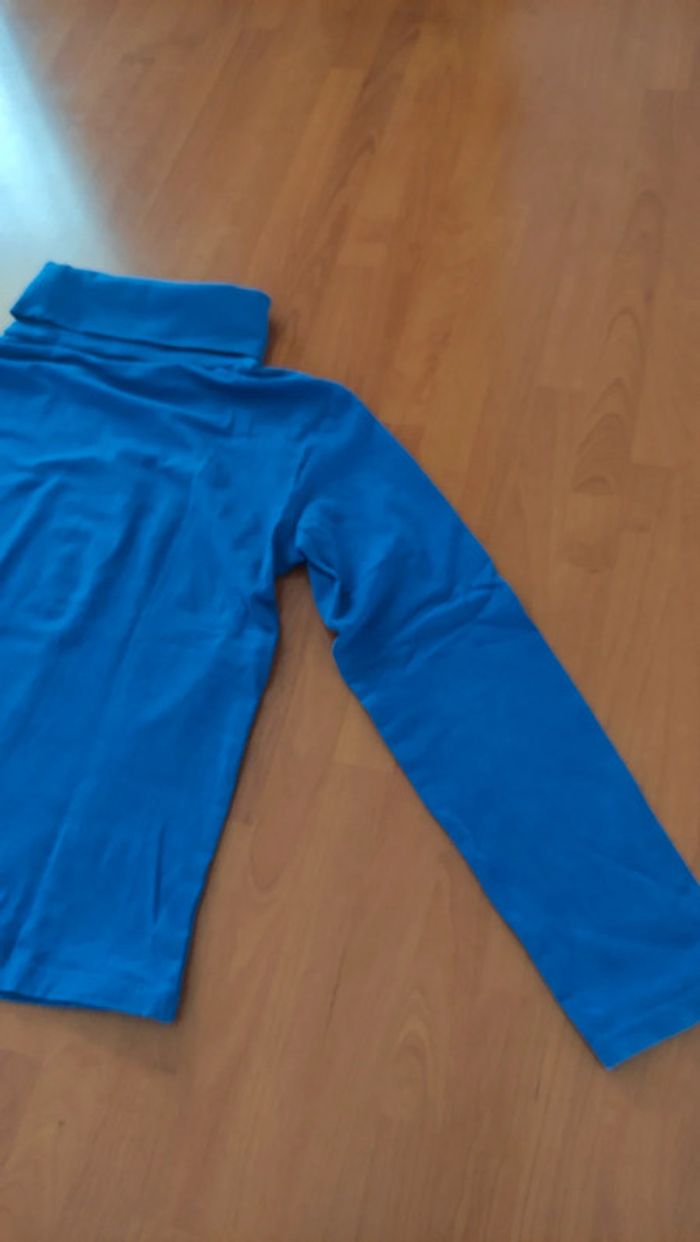 Tee shirt col roulé manches longues taille 8 ans tape à l'oeil - photo numéro 7
