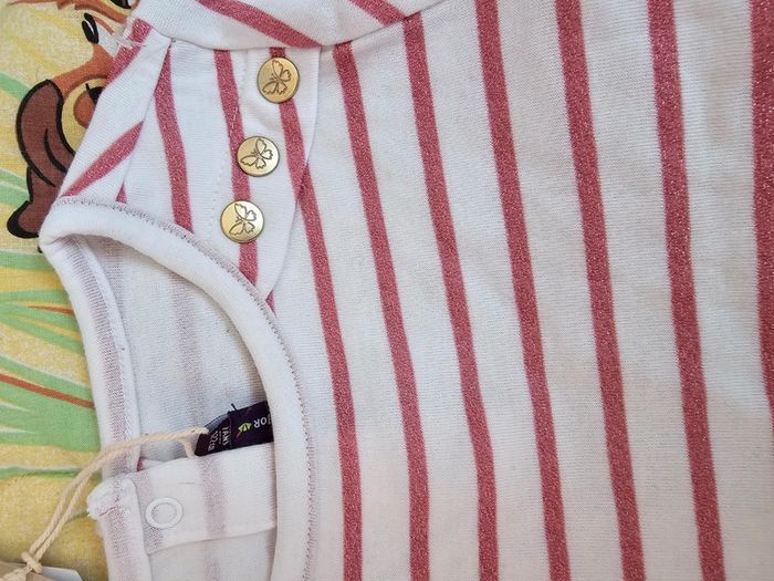 Tee shirt manche longue rayures sergent major - photo numéro 2