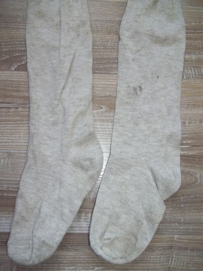 Collant écru et doré - photo numéro 2