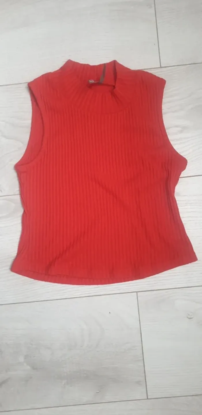 Tee-shirt rouge orchestra 8 ans