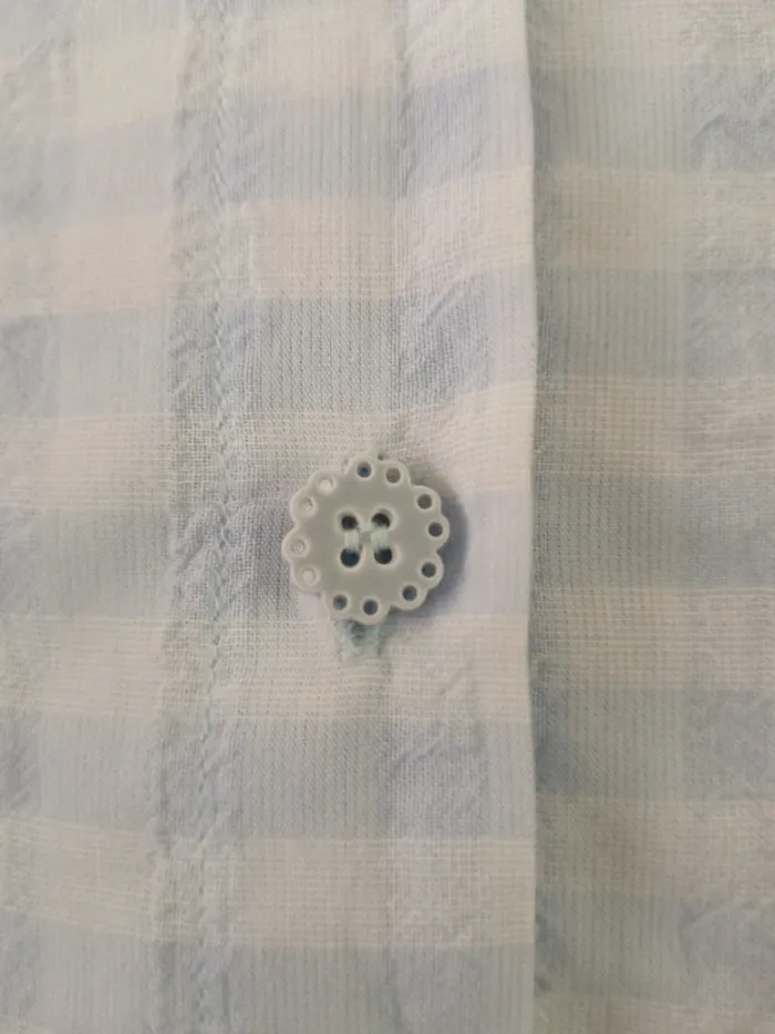 Chemise vichy bleu pâle - photo numéro 5