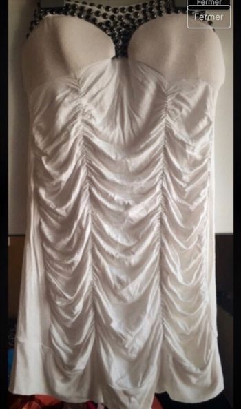 Robe tunique blanche chic femme