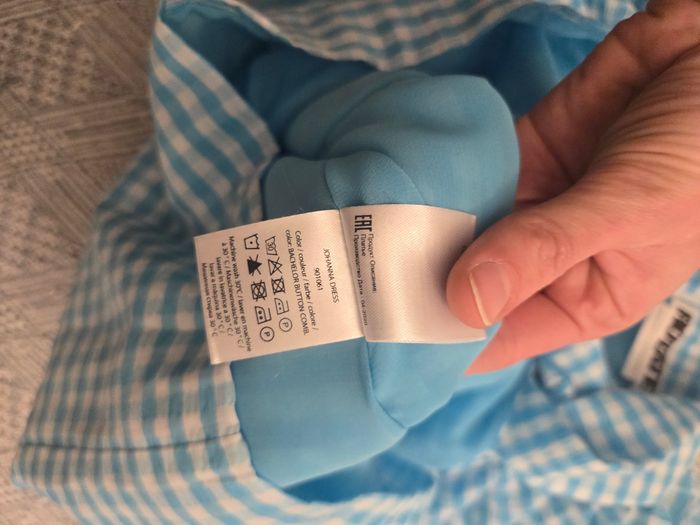 Robe bouffante robe bleu vichy taille 36 - photo numéro 9