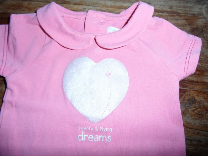 Body rose Fille habillé, OBAIBI, taille 6 MOIS - photo numéro 2