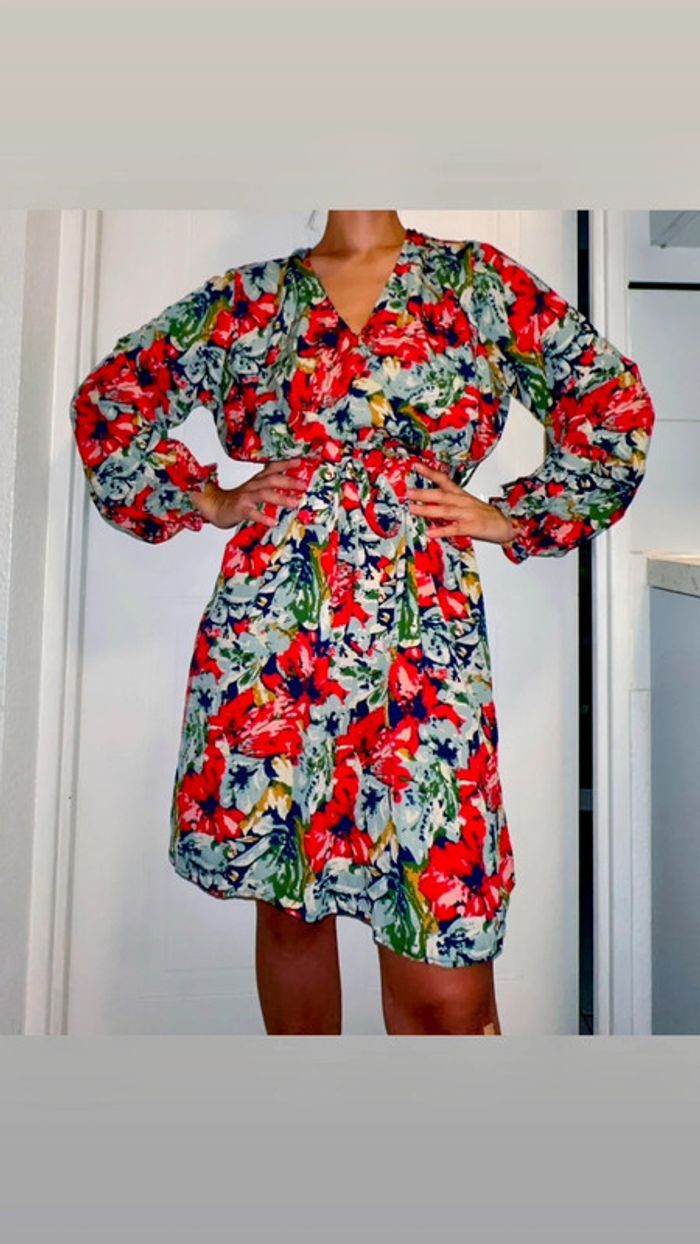 Robe à Fleurs - Neuve - Taille XL avec étiquette