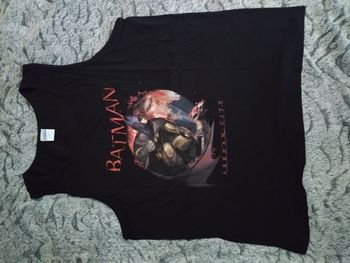 Débardeur Batman Arkham Asylum DC Comics Noir/Rouge - Taille XL