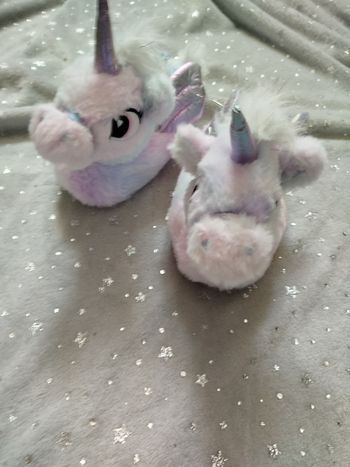 Chaussons licorne