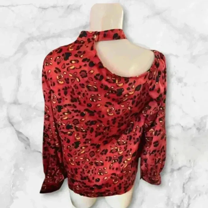 Haut rouge motifs Shein T36 S - photo numéro 2
