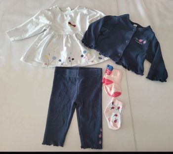 Ensemble 3 mois fille
