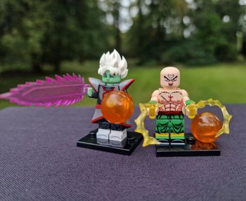 Minifigure Manga Dragon Ball Z   lot 2 figurines   Zamasu et Tien Shinhan  n1.3