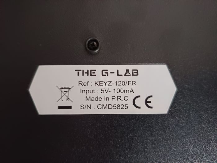 Clavier Mécanique Gaming Rétro éclairé G-LAB KEYZ-120/FR - AZERTY - Filaire USB - photo numéro 3