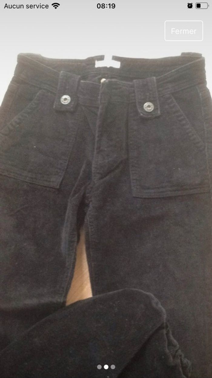 Pantalon velour femme - photo numéro 2