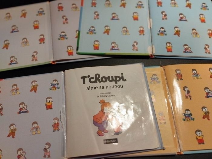 Lot de 4 Livres enfant Nathan T'choupi - photo numéro 4