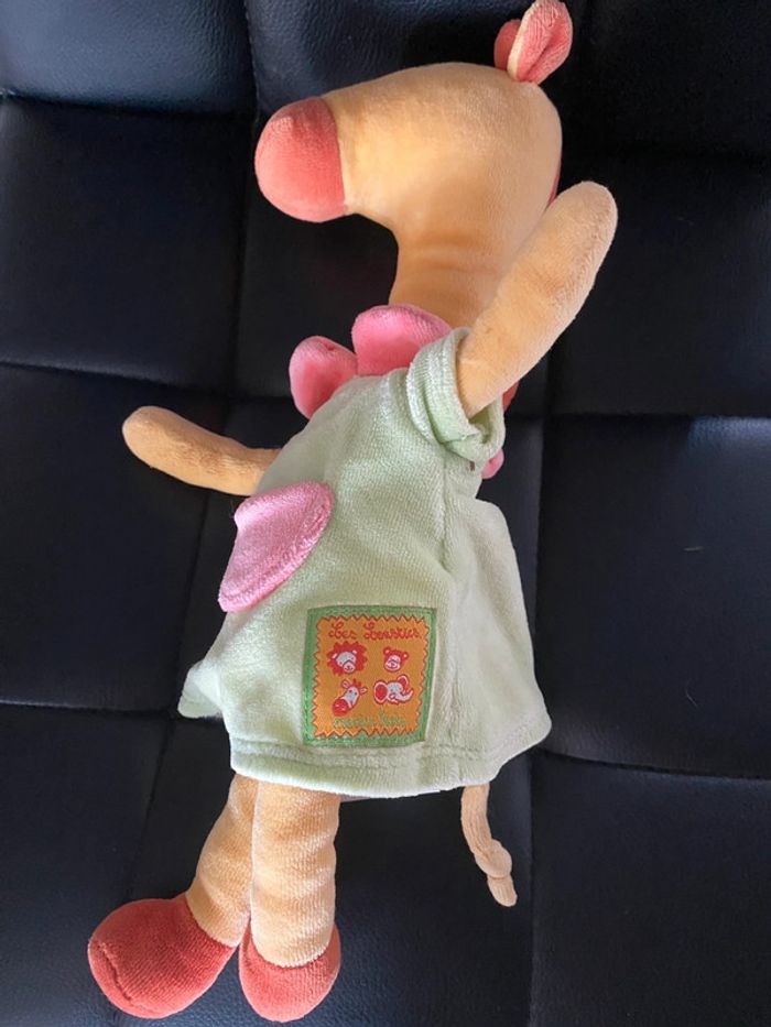 Doudou girafe Moulin Roty les loustics 30cm - photo numéro 2
