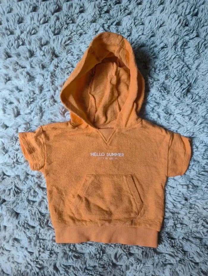Haut orange Kiabi