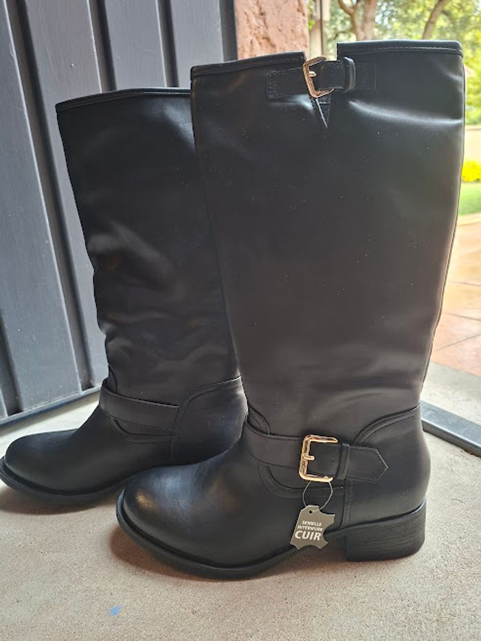 Bottes noir femme - photo numéro 2