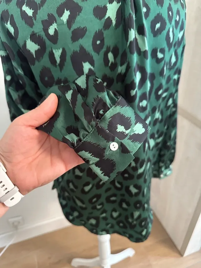 Chemise léopard satinée - photo numéro 5