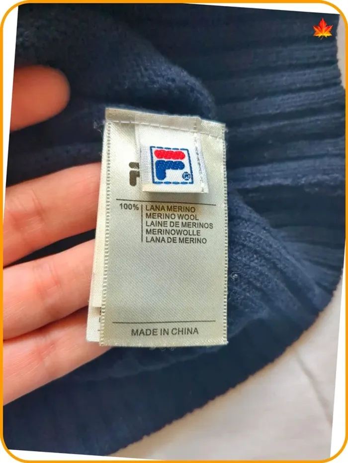 Gilet en laine Fila Homme S - photo numéro 4