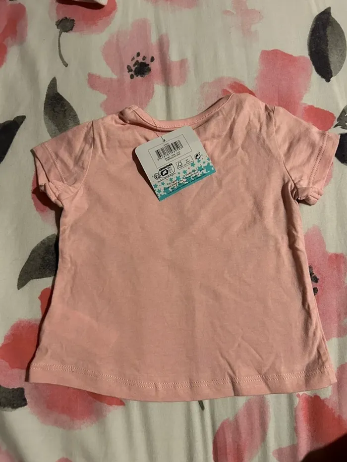 Tee shirt été cœur Minnie - photo numéro 2