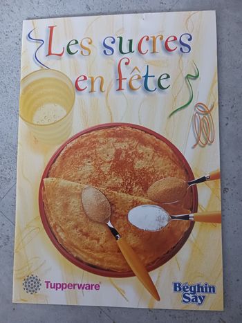 livret de recettes Tupperware Les sucres en fête