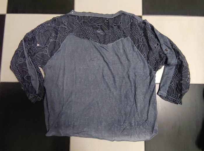 T-shirt oversize femme t38/40 dentelle - photo numéro 2