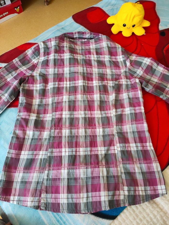 Jolie chemise cintrée femme manches 3/4 taille 44 - photo numéro 6