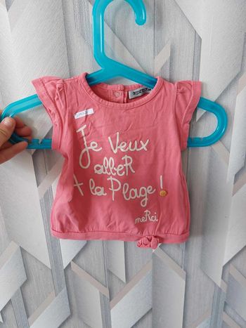 tee shirt je veux aller a la plage