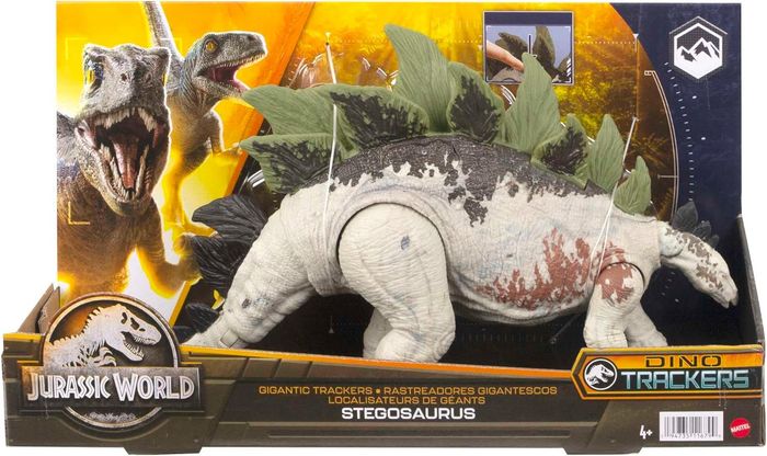 Dinosaute Stegosaurus Jurassic World Dino Trackers  avec hlp24