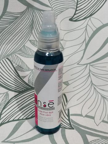 Sensé huile aromatique post épilation aloé vera 125 ml valeur 10€ à utiliser 18 mois après ouverture
