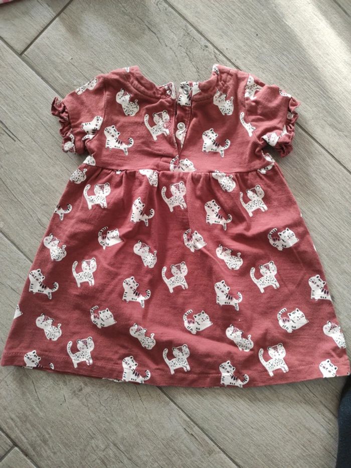 Lot de 3 robes été à motif 6 mois - photo numéro 7