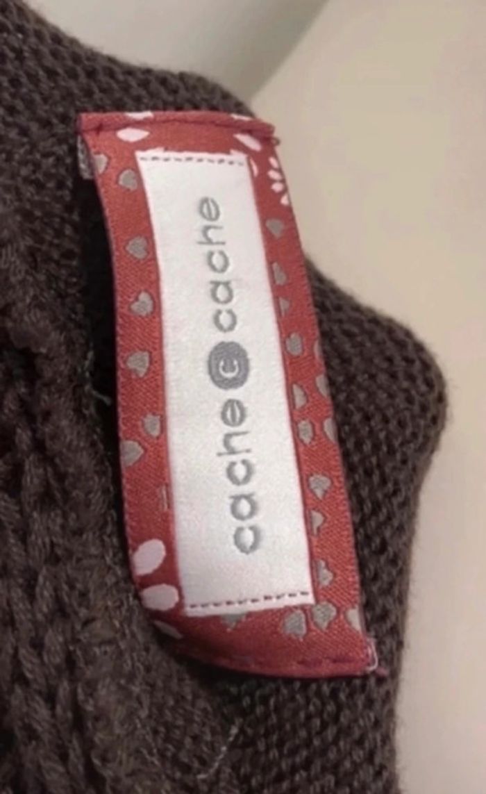 Jolie robe marron Cache Cache taille 38 - photo numéro 4