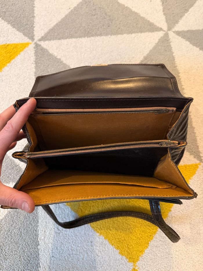 Sac à main en cuir vintage - photo numéro 5