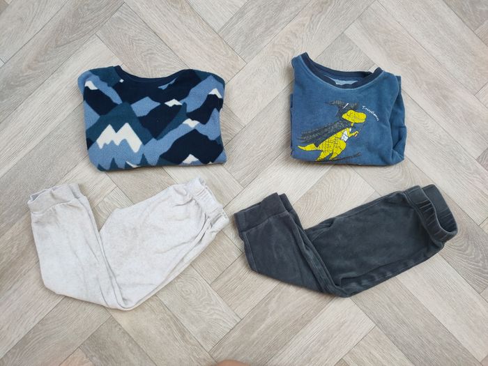 Lot de 2 pyjamas chauds garçon 3 ans