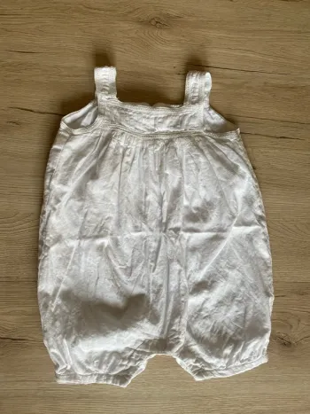 Barboteuse blanche été