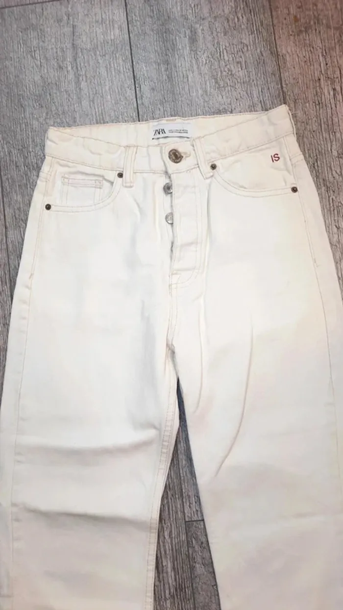 Pantalon jean Femme Zara 32 - photo numéro 2