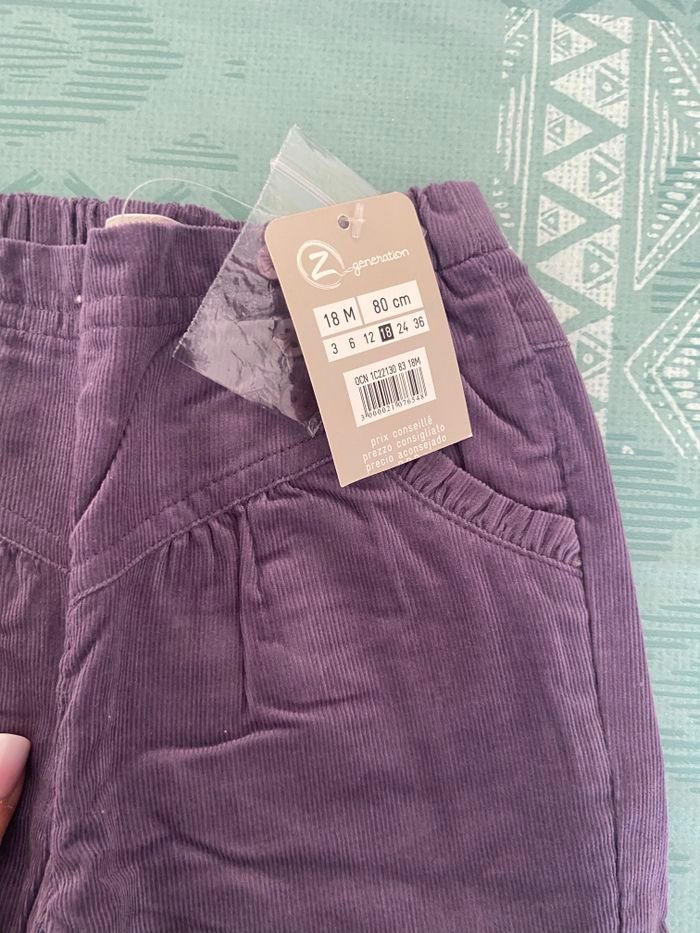 Pantalon velour - photo numéro 2