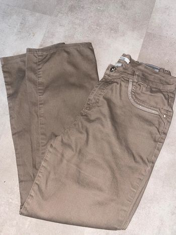 Pantalon beige marron