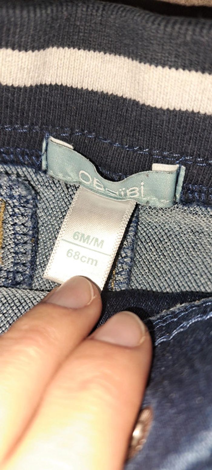 Jeans slim Obaïbi 6 mois - photo numéro 3