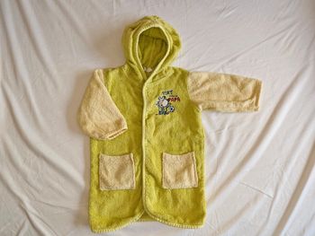 Peignoir avec pressions et capuche 0-2 ans