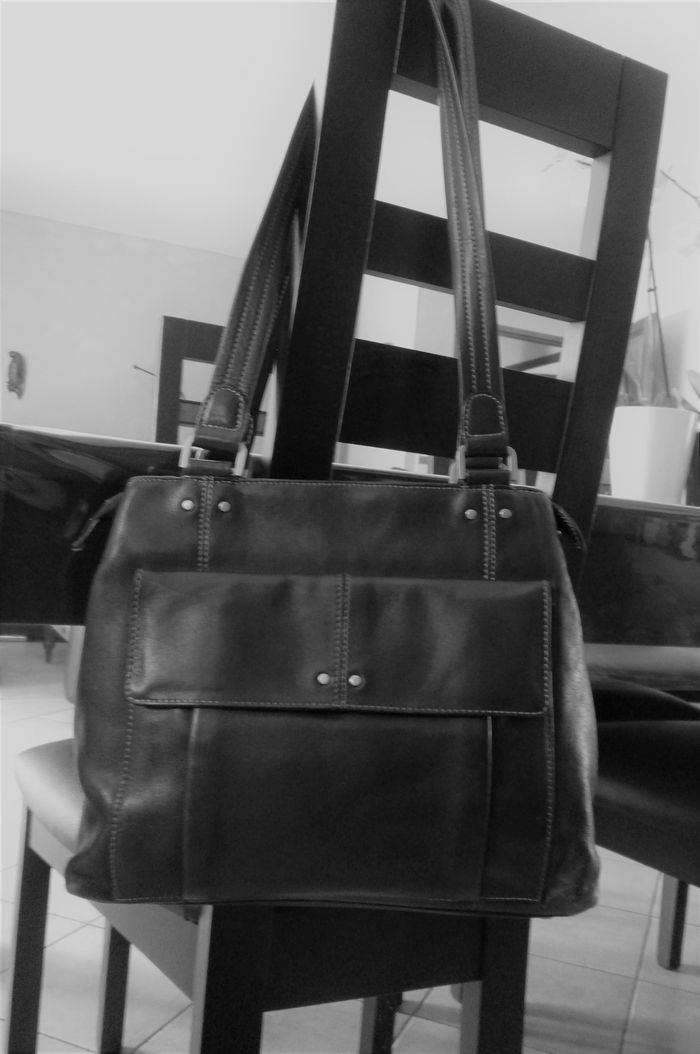 SAC CUIR SOUPLE TERRE DE SIENNE - photo numéro 2