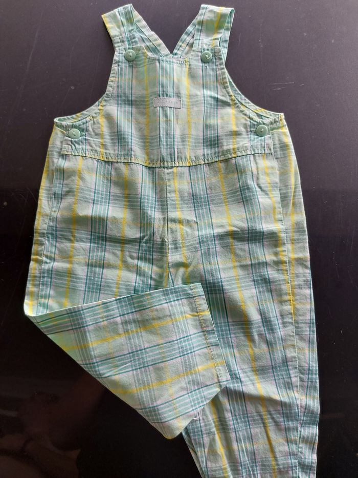 Lot de 2 salopettes 12 mois