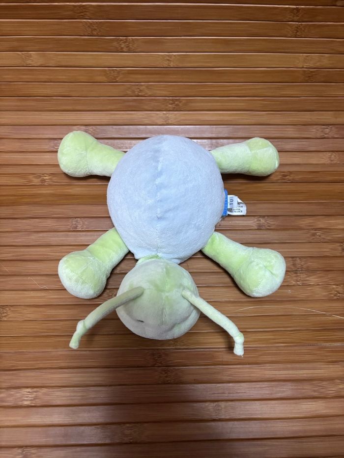 Doudou tortue bleu vert marese - photo numéro 2