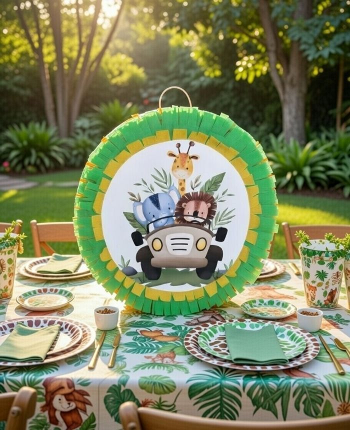 Pinata winnie L'ourson anniversaire baptême 1 an - photo numéro 5