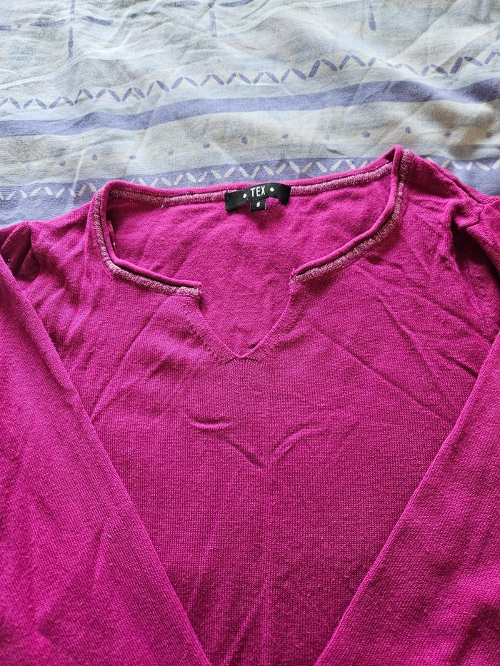 Pull fuschia tex - photo numéro 2