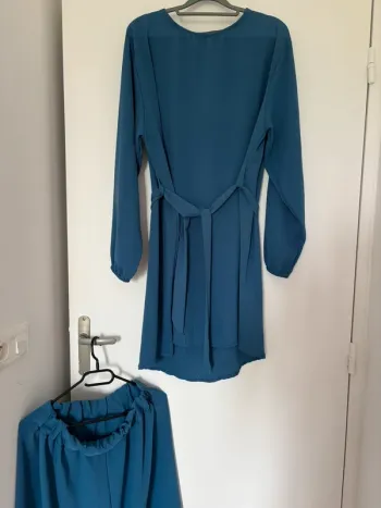 Ensemble femme bleu jean jazz TU