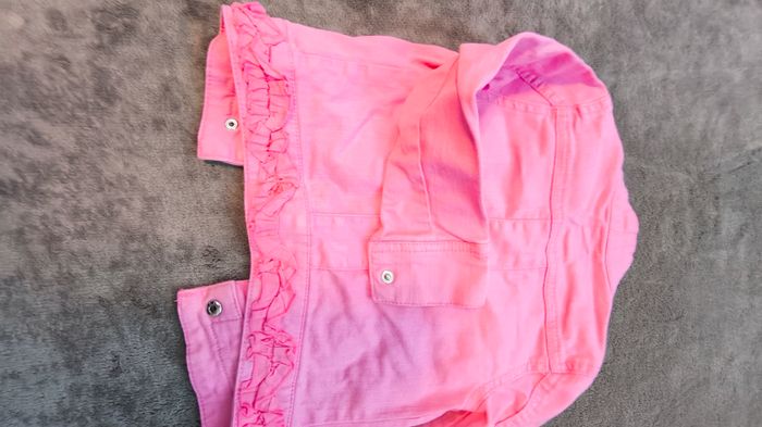 Veste en Jean Rose Bébé – 18-24 mois - photo numéro 2