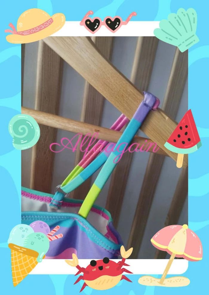 Maillot de bain coloré neuf 10ans - photo numéro 3