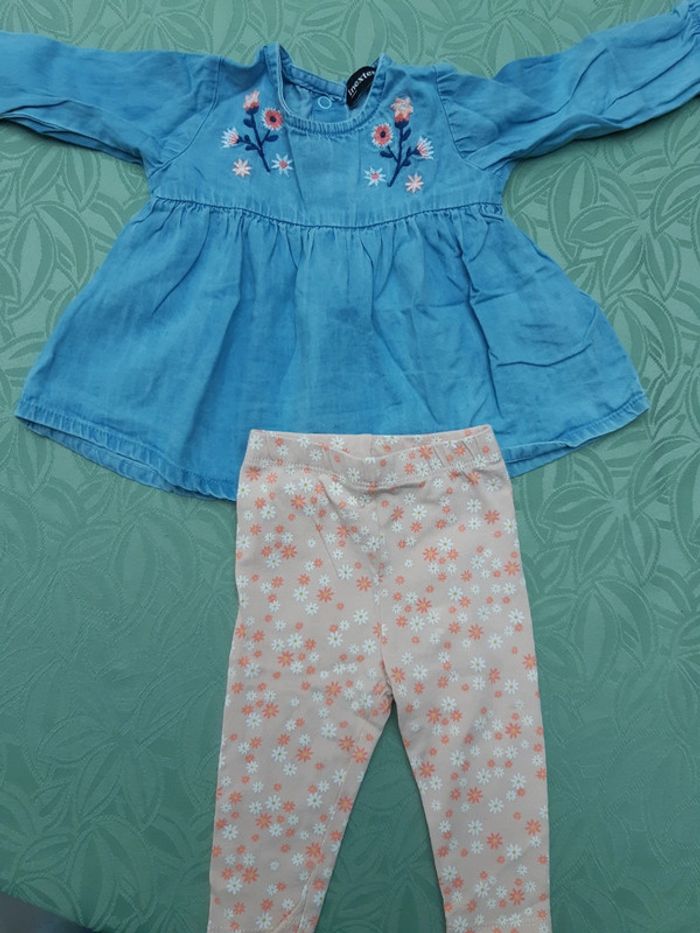 Ensemble fille taille 3 mois